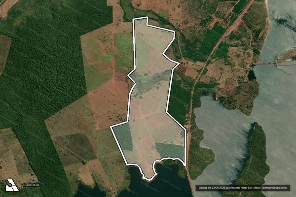 Imagem de satélite de FAZENDA BOA VISTA - 001 em Palmeiras do Tocantins - TO