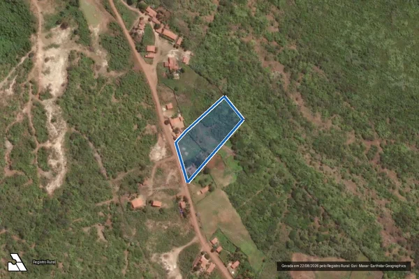 Imagem de satélite de SÍTIO SACO VERDE ? LOTE 3469 - Parte 1 em Tabuleiro do Norte - CE