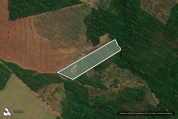 Imagem de satélite de RANCHO TABOQUINHA (Área Desmembrada do Lote 05 da Fazenda Taboquinha) - GLEBA 02 em Monte do Carmo - TO