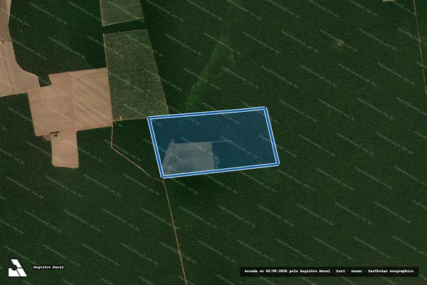 Imagem de satélite de FAZENDA SANTO ANTONIO - FAZENDA SANTO ANTONIO em Feliz Natal - MT