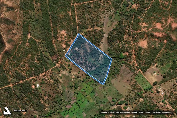 Imagem de satélite de FAZENDA PASSAGEM FUNDA   - Parte 2 em Japonvar - MG