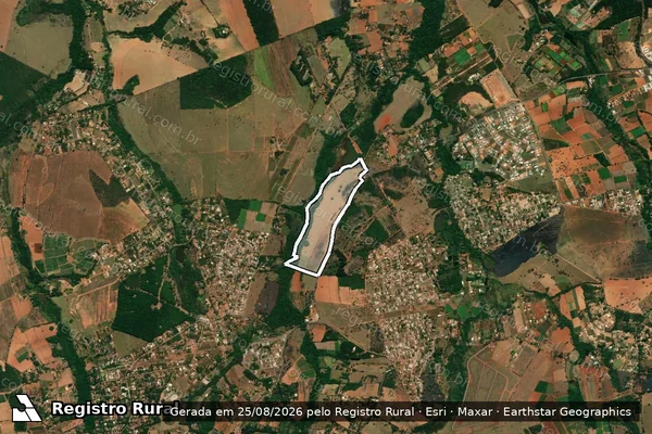 Imagem de satélite de FAZENDA SITIO DOS CEDROS - Parte 1 em Igarapé - MG