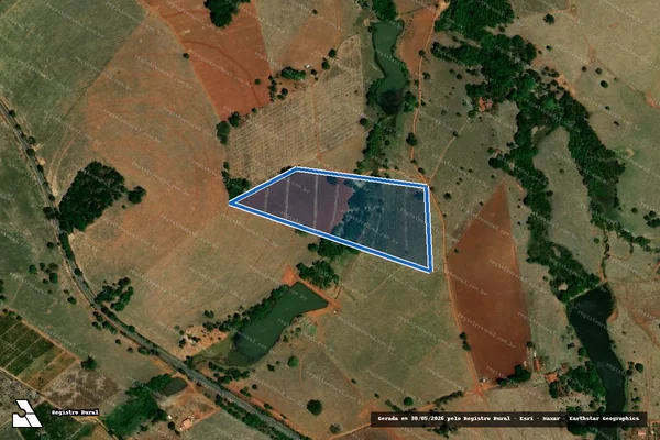 Imagem de satélite de FAZENDA CURRAL QUEIMADO - Parte 01 em Uruana - GO