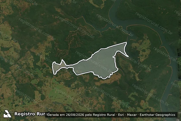 Imagem de satélite de Fazenda da Estrela ? Fatima - Parte 1 em Vacaria - RS