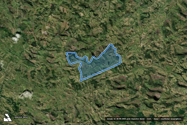 Imagem de satélite de FAZENDA CANCRISSAN - FAZENDA CANCRISSAN - GLEBA ? 03 em Jucuruçu - BA