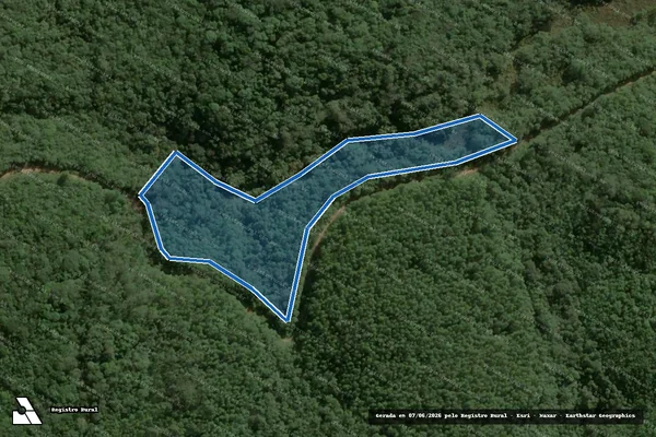 Imagem de satélite de Fazenda Sama - Parte 1 em Ibiúna - SP
