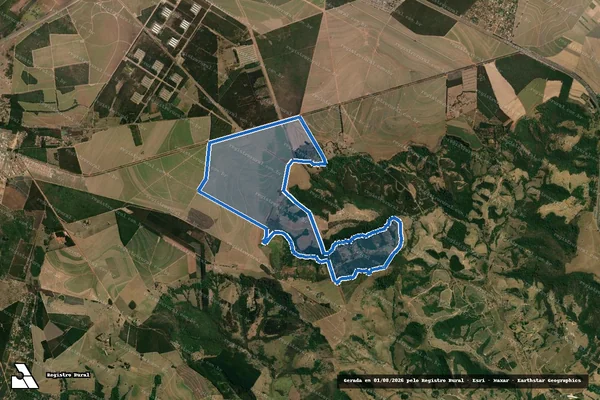 Imagem de satélite de FAZENDA PARAÍZO - GLEBA 1 em Rio Claro - SP