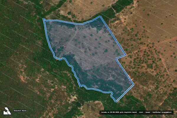Imagem de satélite de SÍTIO SANTA LUZIA III - Parte 1 em Aragarças - GO