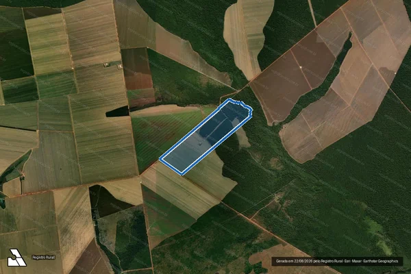 Imagem de satélite de FAZENDA LONDRINA I - PARTE A em Feliz Natal - MT