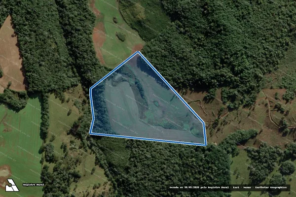 Imagem de satélite de FAZENDA VARGEM QUENTE - gleba Alcides em Anita Garibaldi - SC