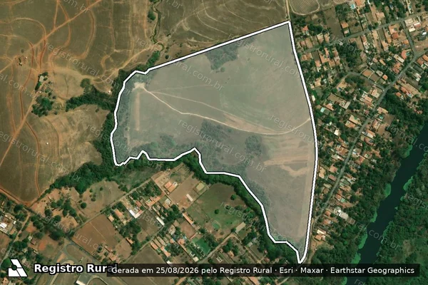 Imagem de satélite de Sítio Pau D’Alho em Limeira - SP