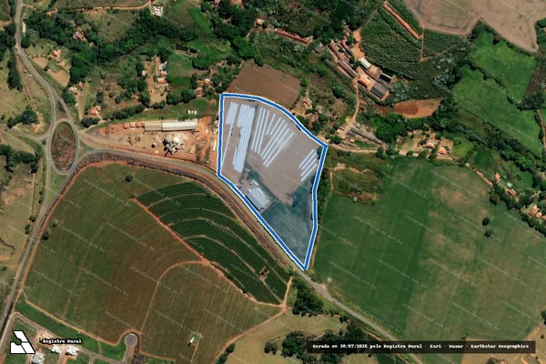 Imagem de satélite de FAZENDA SANTA MARGARIDA - Parcela 1 em Lavras - MG