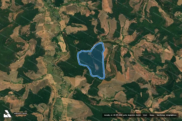 Imagem de satélite de FAZENDA PROVIDENCIA - RAYMUNDO em Guaraciaba - MG