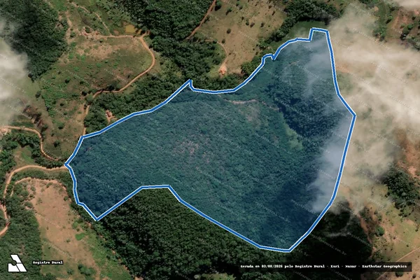 Imagem de satélite de FAZENDA NOSSA SENHORA DO CARMO - PARTE - 1 em Malacacheta - MG