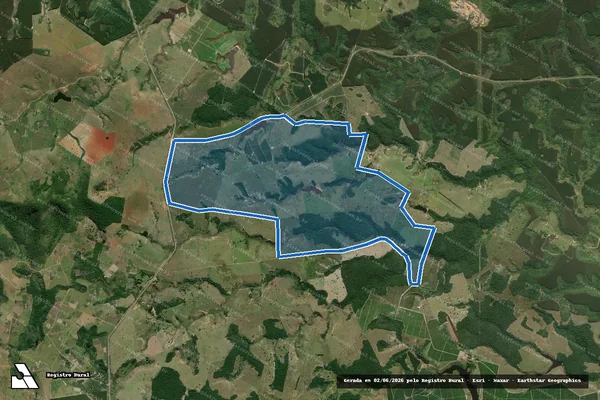 Imagem de satélite de FAZENDA PANORAMA - Gleba 02 em Eunápolis - BA