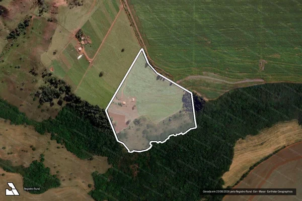 Imagem de satélite de Fazenda Santo Antônio - Denominado Paiol - GLEBA-01-Valquíria em Sacramento - MG