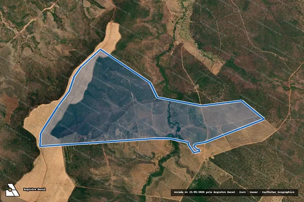 Imagem de satélite de FAZENDA LAGOA DOS PATOS em Pastos Bons - MA