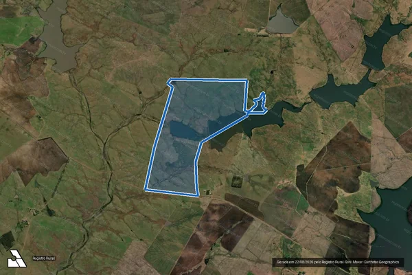 Imagem de satélite de Fazenda São Manoel I em Uruguaiana - RS