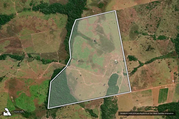 Imagem de satélite de Estância Santa Rita de Cassia - Parte 1 em Juara - MT