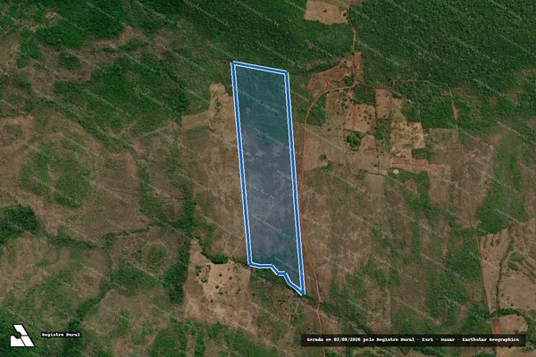 Imagem de satélite de LOTE 33 ? PA SANTA LUZIA -  LOTE 33 em Palmeiras do Tocantins - TO