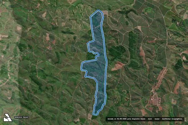 Imagem de satélite de ENGENHO GAMELEIRA - GLEBA A em Aliança - PE