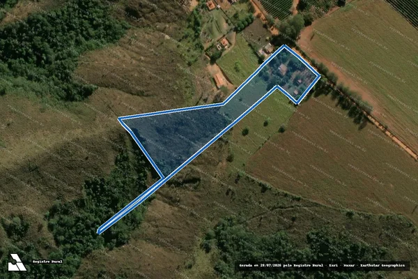 Imagem de satélite de Sítio Morada dos Pássaros - Parte 1 em São Roque de Minas - MG