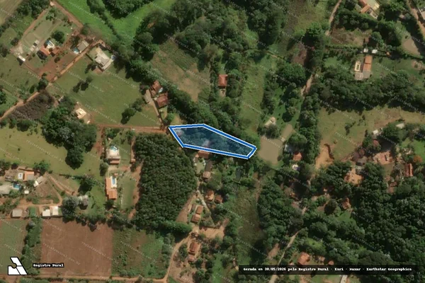 Imagem de satélite de SÍTIO SÃO BENEDITO - GLEBA 2 em Bragança Paulista - SP