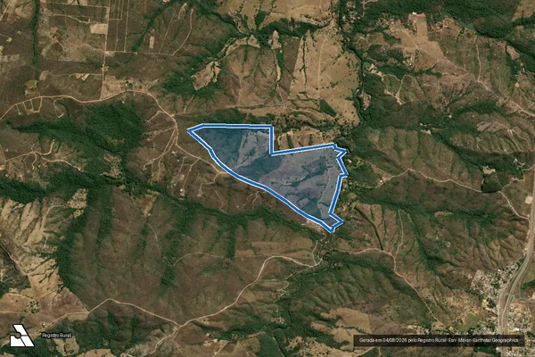 Imagem de satélite de FAZENDA BELA VISTA - Parte 3 em Santo Antônio do Descoberto - GO