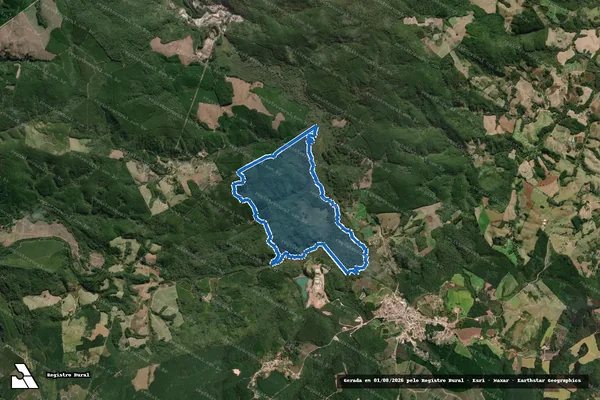 Imagem de satélite de Fazenda Taquari - Gleba C em Ribeirão Branco - SP