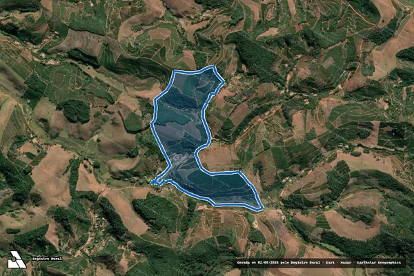Imagem de satélite de Fazenda Samambaia - Fazenda Samambaia em Vermelho Novo - MG
