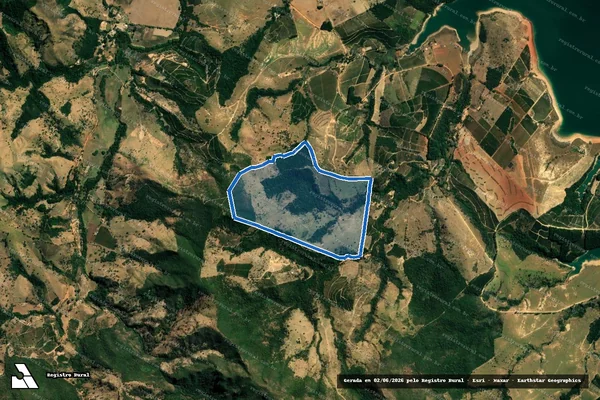 Imagem de satélite de Fazenda Mata - Parcela 1 em Guapé - MG