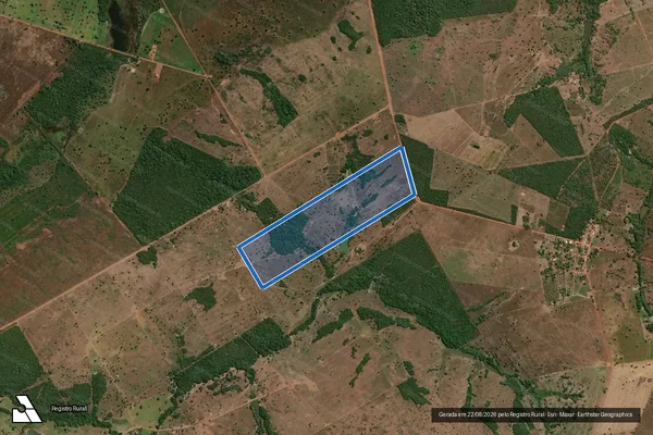 Imagem de satélite de FAZENDA SANTA LUZIA I - Gleba 03 em Araguaçu - TO