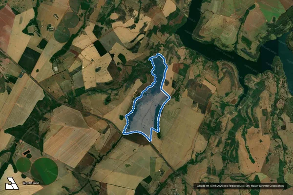 Imagem de satélite de FAZENDA REGISTRO - Perimetro(1 de 4) em Uberlândia - MG