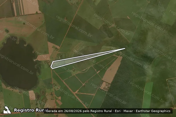 Imagem de satélite de ESTÂNCIA TERRA VERMELHA - Parcela 1 em Batayporã - MS