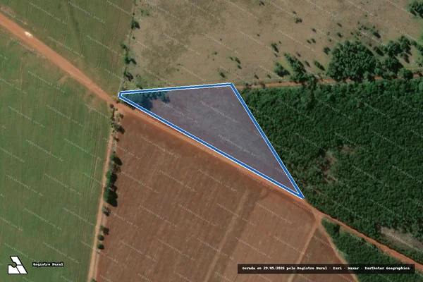 Imagem de satélite de FAZENDA NOSSA SENHORA DE FÁTIMA - Parte 1 em Águas de Santa Bárbara - SP