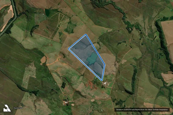 Imagem de satélite de Estancia Passo do Goularte - Parcela 1 em São Francisco de Assis - RS