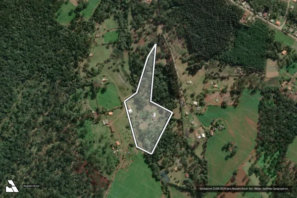 Imagem de satélite de Matrícula nº 25.099 ? WILMAR - Parte 1 em Três Barras - SC