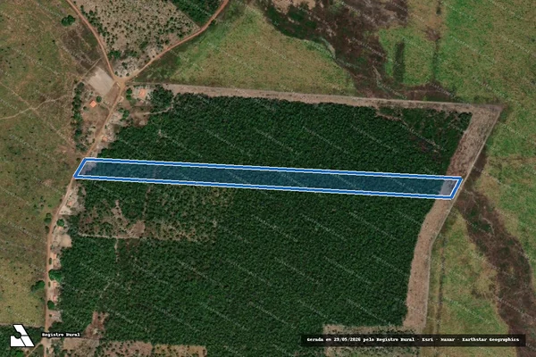Imagem de satélite de Fazenda Riachão - Gleba 12 em Aldeias Altas - MA