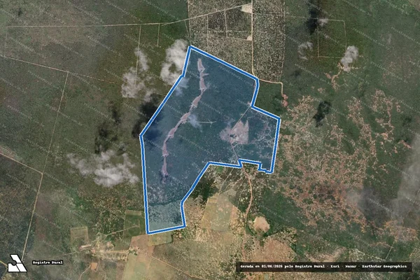 Imagem de satélite de Fazenda Capril Farias A2 em São Bento do Norte - RN