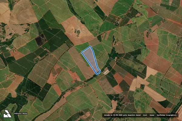 Imagem de satélite de Sitio Barreirinho I - Parte 1 em Monte Azul Paulista - SP