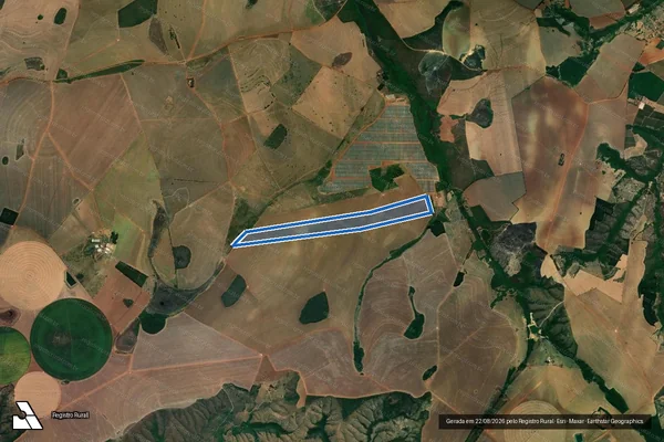 Imagem de satélite de FAZENDA RIO BONITO - FAZENDA RIO BONITO em Coromandel - MG