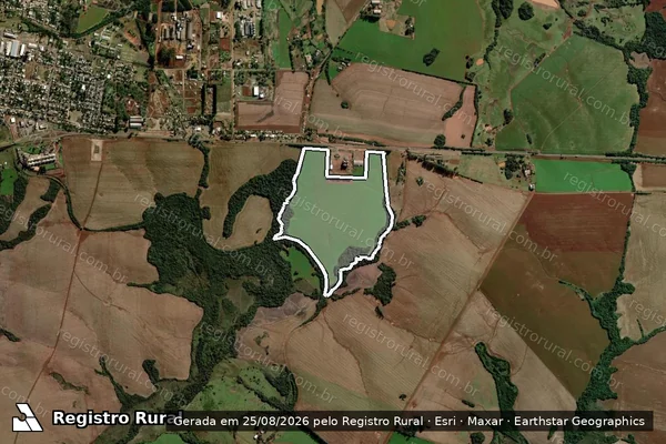 Imagem de satélite de Cidade em São Luiz Gonzaga - RS