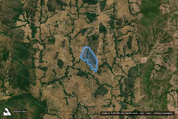 Imagem de satélite de FAZENDA AREIAS - 001 em Fazenda Nova - GO