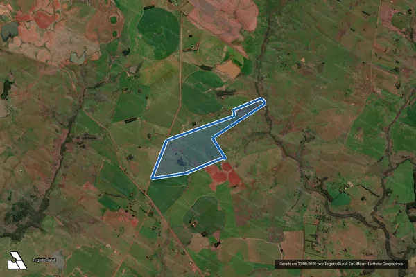 Imagem de satélite de FAZENDA PERDIGÃO - 001 em Itaqui - RS