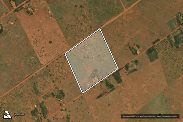 Imagem de satélite de Projeto de Assentamento Santa Luzia - Lote 51 em Nova Alvorada do Sul - MS