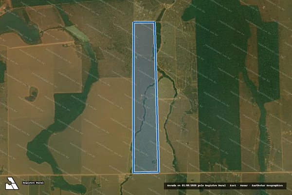 Imagem de satélite de LOTE 100, GLEBA 70 - PAD MARECHAL DUTRA - 001 em Alto Paraíso - RO