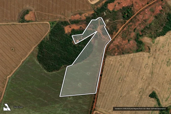 Imagem de satélite de FAZENDA AREIAS - GLEBA 01 em Paraúna - GO
