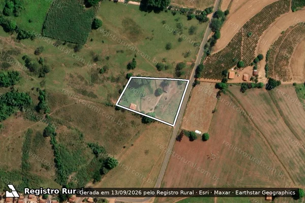 Imagem de satélite de Sítio Ouro Verde - 01 em Monte Santo de Minas - MG