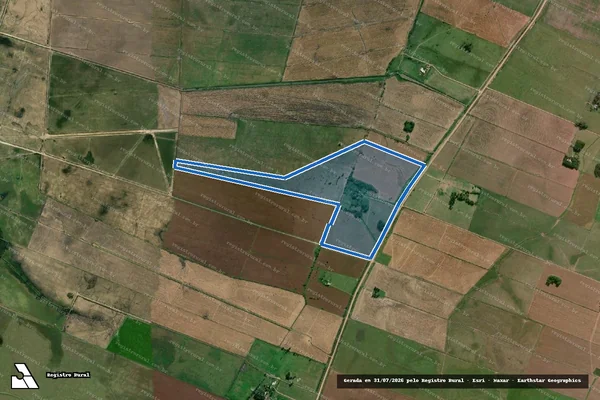 Imagem de satélite de Fazenda Dona Clotilde - Gleba B em Santa Vitória do Palmar - RS