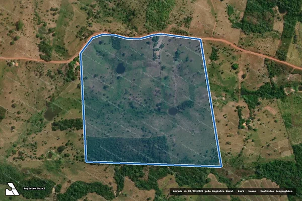 Imagem de satélite de LOTE 32  ? P.A. GAMELEIRA - LOTE 32 em Governador Edison Lobão - MA